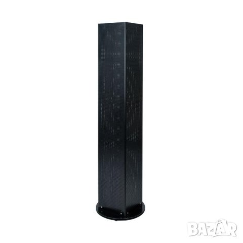 Четиристранен метален дисплей с перфо стена (въртящ се)