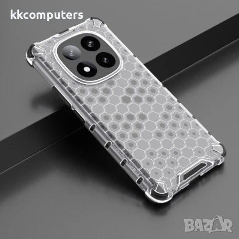 Xiaomi Redmi Note 14 Pro+ 5G Силиконов Калъф Honeycomb/ Shockproof TPU и Протектор