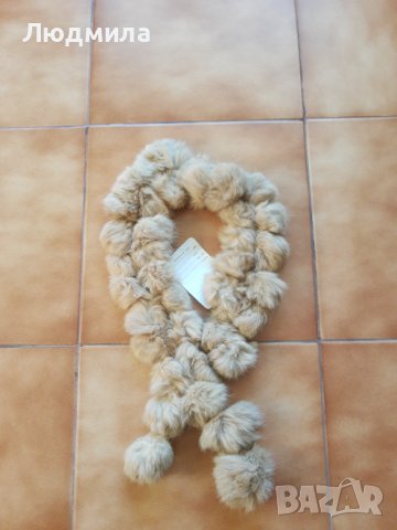 Яки,чинчила ,сиво 35лв и бежаво 45лв, снимка 2 - Шалове - 38806156