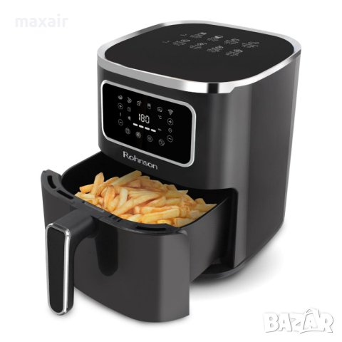 Фритюрник AirFryer Rohnson R-2802 * Гаранция 24 месеца, снимка 3 - Фритюрници - 43000536