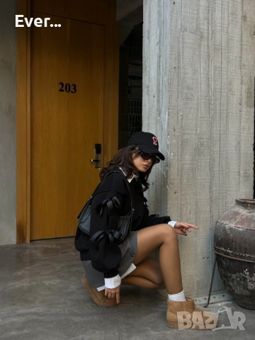 Суитшърт с панделки овърсайз, снимка 5 - Суичъри - 52333257