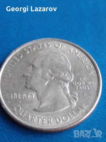 25 цента САЩ 1999 Джорджия ,юбилейна, снимка 2 - Нумизматика и бонистика - 10823526