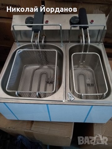 ФРИТЮРНИК ПРОФЕСИОНАЛЕН ДВОЕН, снимка 5 - Обзавеждане за заведение - 13039955