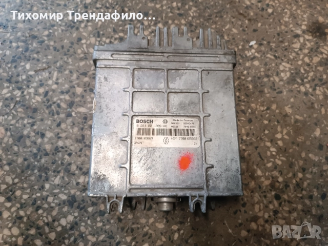 ECU компютър рено сценик дизел 0281001809 , 0 281 001 809 , 7700109621 , HOM 7700105953, снимка 2 - Части - 51952130