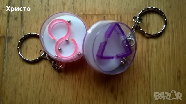 игра логическа с метални топчета ключодържател