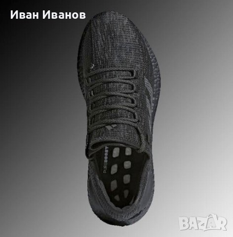 маратонки  Adidas Pureboost  Triple Black номер 42 2/3, снимка 4 - Маратонки - 37853347