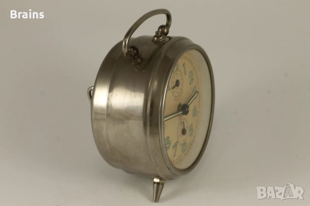 SMI Repetition Стар Френски Будилник, снимка 6 - Антикварни и старинни предмети - 51867483