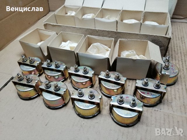 Соц НОВ Амперметър За Ретро Автомобили. , снимка 6 - Части - 38220655