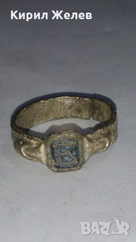 Старинен пръстен сачан над стогодишен - 66851, снимка 1 - Пръстени - 28993817