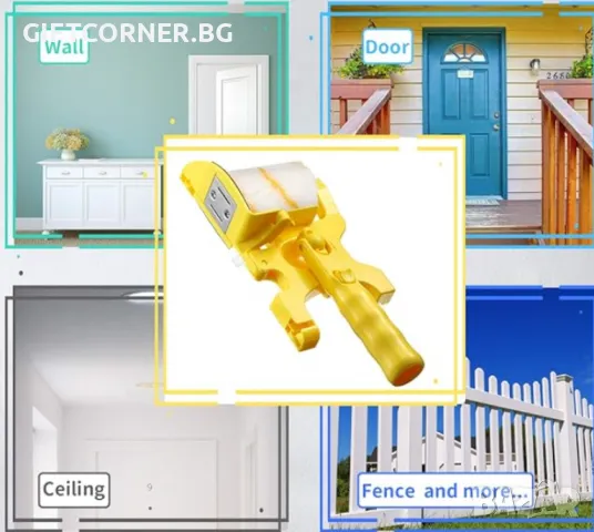 Ролкова четка за отсичане и боядисване, снимка 1