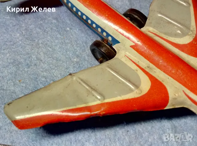 ЛАМАРИНЕНО САМОЛЕТЧЕ Стара КОЛЕКЦИОНЕРСКА ИГРАЧКА РЯДЪК МОДЕЛ 47629, снимка 8 - Колекции - 47963241