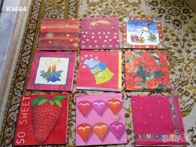 Стара колекция от салфетки , снимка 4 - Колекции - 43695695