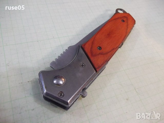 Нож полуавтоматичен сгъваем, снимка 14 - Ножове - 43687892