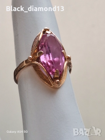 Златен Руски пръстен, снимка 2 - Пръстени - 52824096