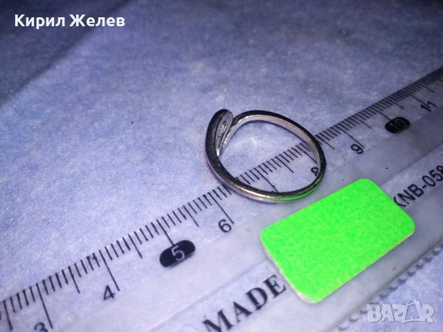 СТОМАНЕН МОДЕН АРТ ПРЪСТЕН СТИЛЕН ДИЗАЙН НЕРЪЖДАЕМ 34367, снимка 6 - Пръстени - 39747673
