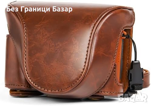Нов Професионален Елегантен Кожен Калъф за Камера DC202-AF, снимка 7 - Чанти, стативи, аксесоари - 43421707