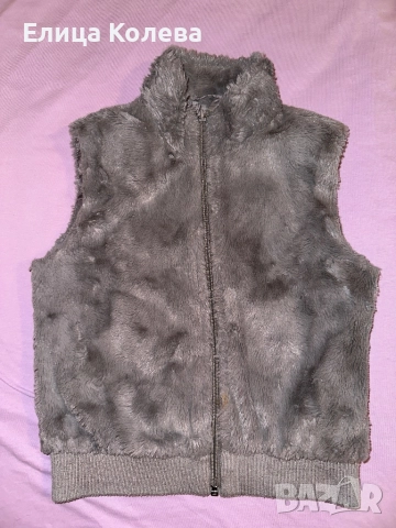 Пухкав детски елек 116-122 см