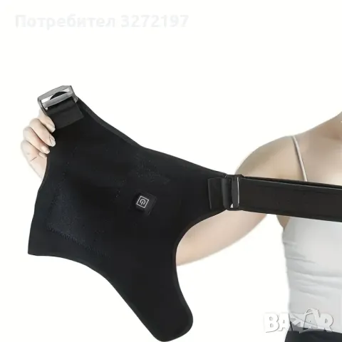 USB Зареждаща се Отопляема Подложка за Рамо, снимка 6 - Масажори - 48098748