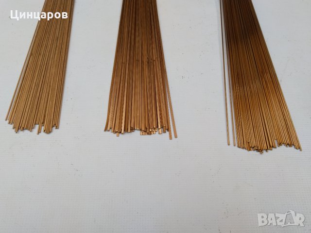 Припои,припой медно-фосфорен кръгъл стандартен,плосък,с блясък 