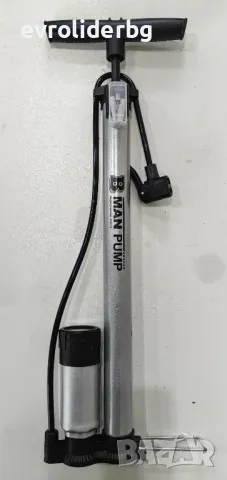 ТОП ЦЕНА!!! РЪЧНА ВЪЗДУШНА ПОМПА MAN С МАНОМЕТЪР ЗА ПОМПАНЕ НА ГУМИ., снимка 3 - Аксесоари и консумативи - 49218881