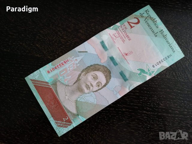 Банкнота - Венецуела - 2 боливара UNC | 2018г.