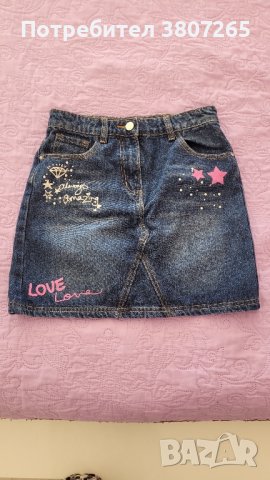 Дънкова Пола , снимка 2 - Детски комплекти - 43474935