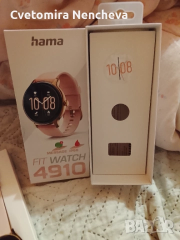 Smart watch hama fit 4910, снимка 3 - Смарт гривни - 53535829
