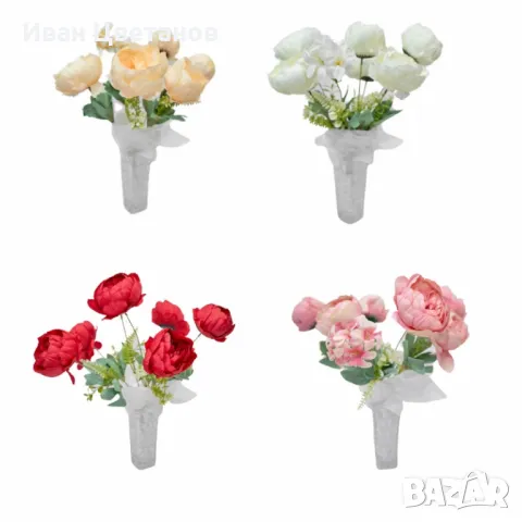 Изкуствени букети с божури – Елегантна и вечна красота за всяко пространство