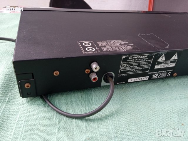 PIONEER F-223  радио тунер, снимка 8 - Аудиосистеми - 36928906