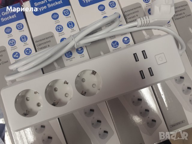 Смарт Wi-Fi разклонител 7 в 1 , Smart wifi german type socket , Интелигентен разклонител, снимка 10 - Друга електроника - 42988726