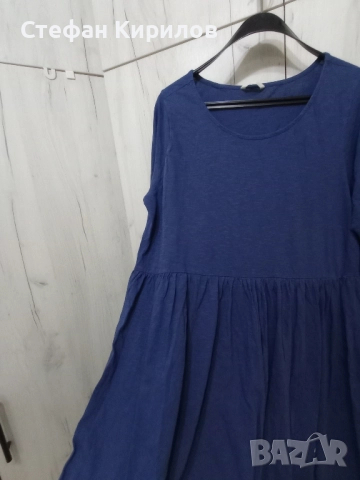 Разкошна памучна рокля , снимка 4 - Рокли - 52353458