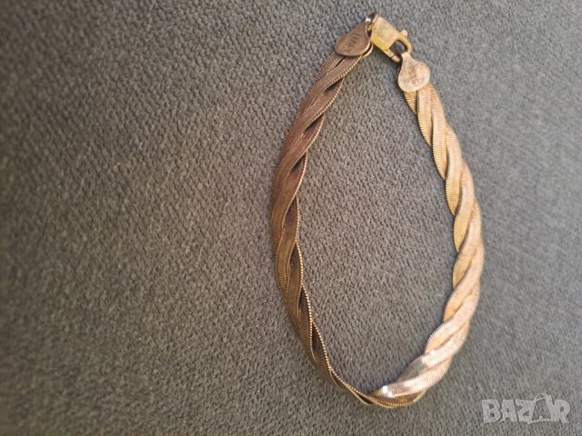 Гривна сребро 925 позлатена, снимка 7 - Гривни - 43202918