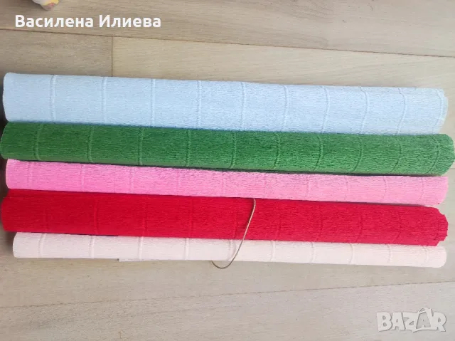 Креп хартия, фигурки, платна, боя, снимка 1