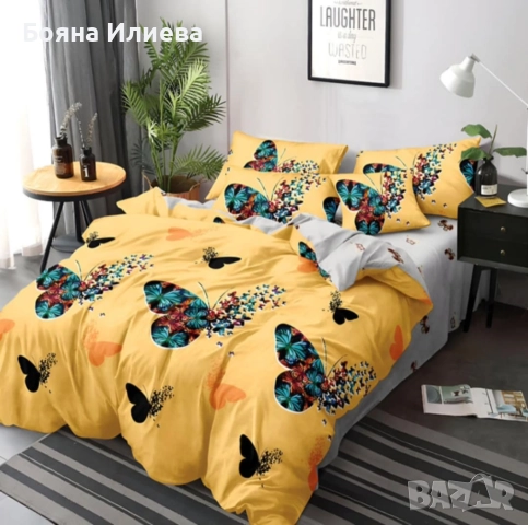 Луксозни двулицеви спални комплекти 6 части , снимка 6 - Спално бельо - 51566899