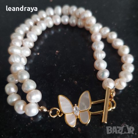 Гривна перли, снимка 2 - Обеци - 43562252