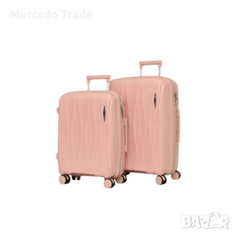 Комплект куфари Mercado Trade, 2бр., 0606, Различни цветове, снимка 3 - Куфари - 51685051