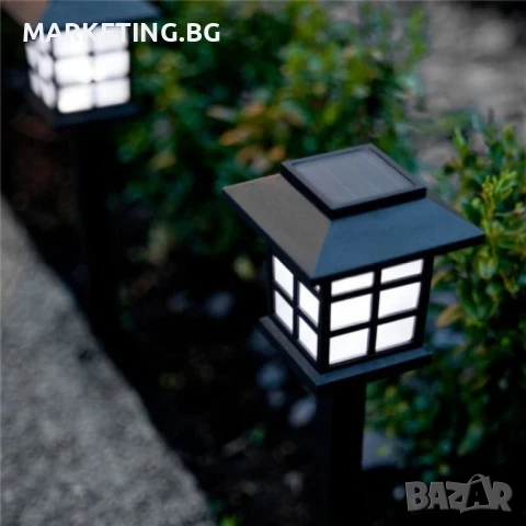 Комплект от 6 броя соларни LED лампи за двор и градина, снимка 10 - Други стоки за дома - 50525506