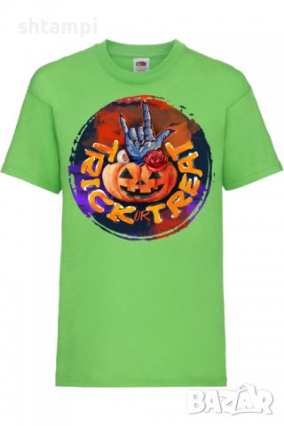 Детска тениска Halloween 04,Halloween,Хелоуин,Празник,Забавление,Изненада,Обичаи,, снимка 9 - Детски Блузи и туники - 38156431