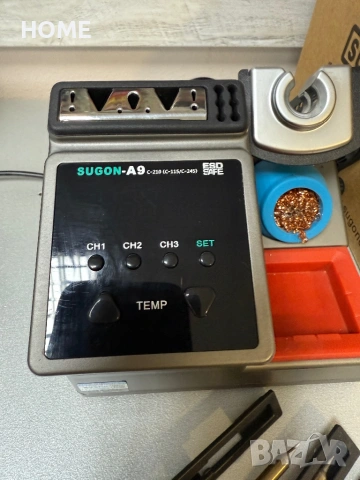 Станция за запояване Sugon A9 , снимка 6 - Друга електроника - 53511296