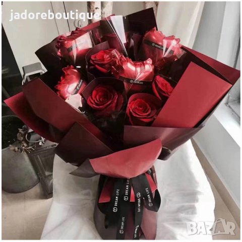 Мини фолиев балон сърце , снимка 3 - Други - 28248958