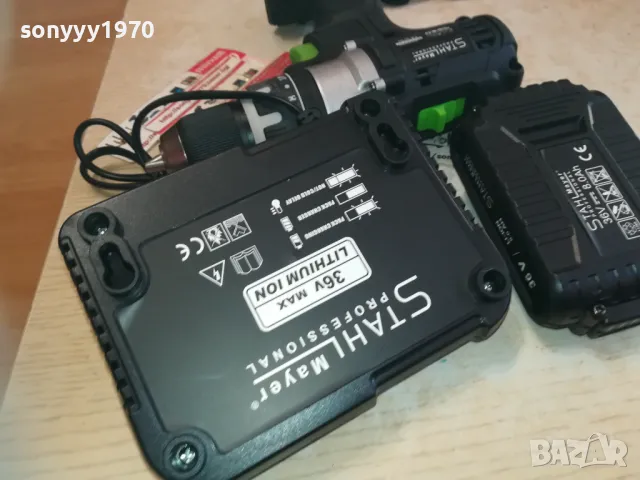 LI-ION НОВ ВИНТОВЕРТ С ЗАРЯДНО И БАТЕРИЯ 0111241330, снимка 6 - Винтоверти - 47800487