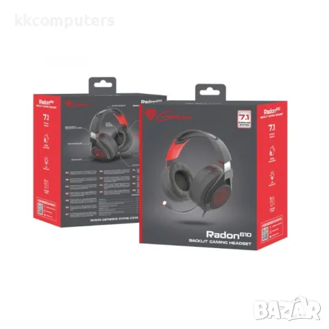 Genesis Gaming Headset Radon 610 7.1, Backlight Геймърски слушалки, снимка 4 - Слушалки и портативни колонки - 50389587