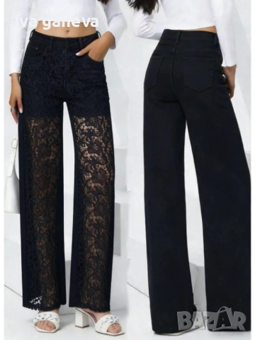 Дънки с дантела 