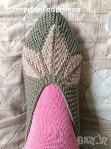 Мъжки и дамски плетени терлици., снимка 5 - Други - 52677409