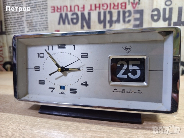 Стар китайски настолен часовник, снимка 4 - Антикварни и старинни предмети - 52897795