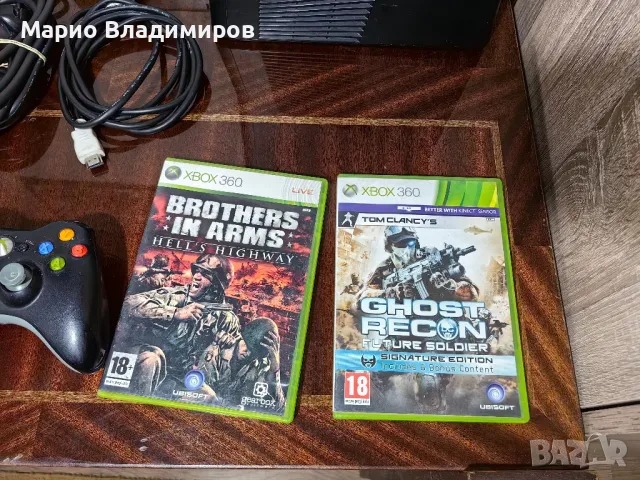 Xbox 360 s пълен комплект , снимка 4 - Xbox конзоли - 49697526