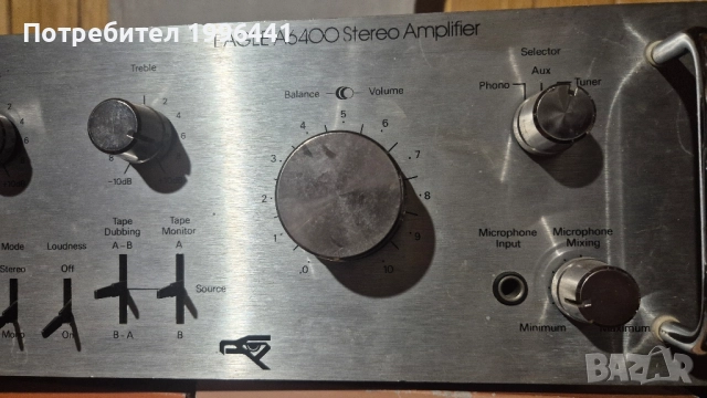 Усилвател EAGLE A6400, снимка 3 - Ресийвъри, усилватели, смесителни пултове - 52313460