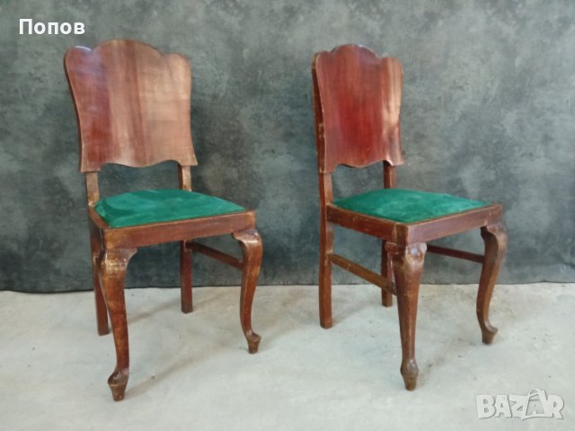 Двойка старинни антични столове, снимка 5 - Столове - 32183625
