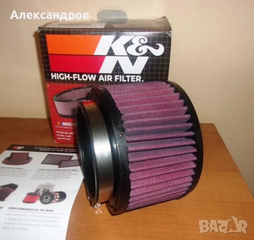 Спортен филтър K&N-оригинал, отвор 89мм, нов, промо цена!