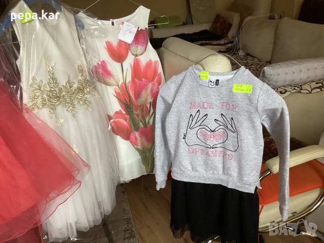 Рокли маркови 128 ,134 , снимка 4 - Детски рокли и поли - 43708240